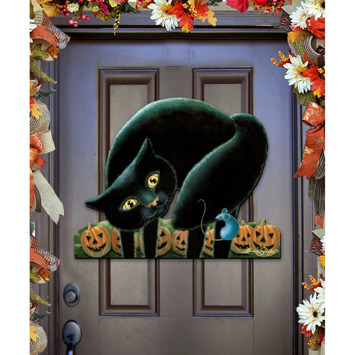 Trick or Treat Halloween Door Decor by Laura Seeley - Thanksgiving Halloween Decor - 8512056H