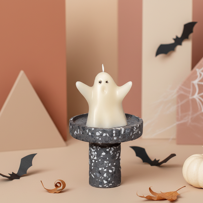 Ghost Candle | Halloween Decor