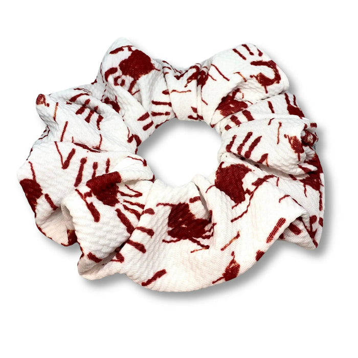 Bloody Hands Halloween Bullet Scrunchie