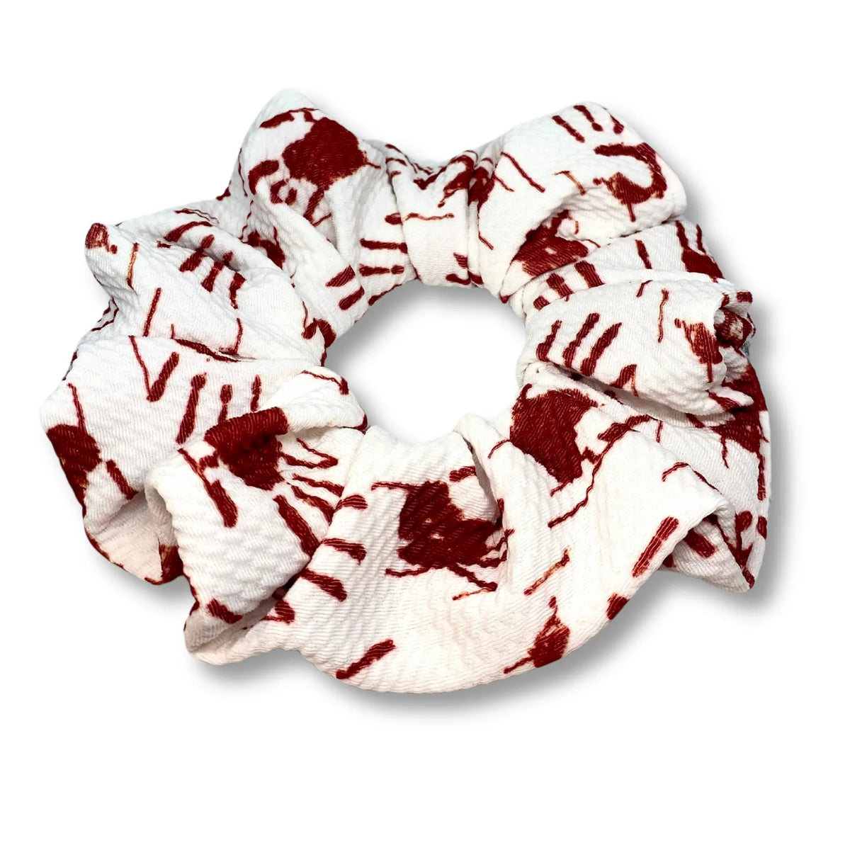 Bloody Hands Halloween Bullet Scrunchie
