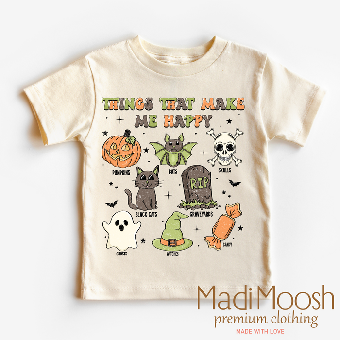Halloween Things That Make Me Happy Shirt - Halloween Shirt