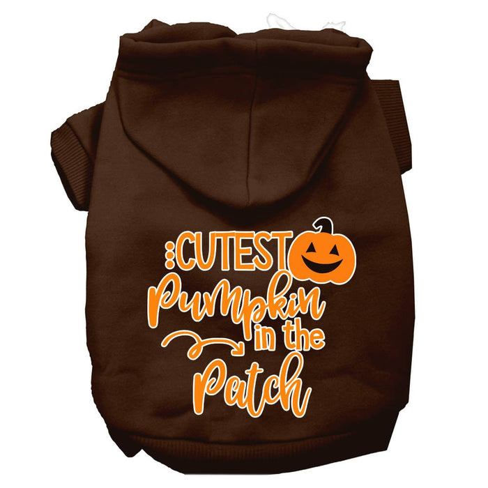 Halloween Pet Hoodie "Cutest Pumpkin In The Patch"