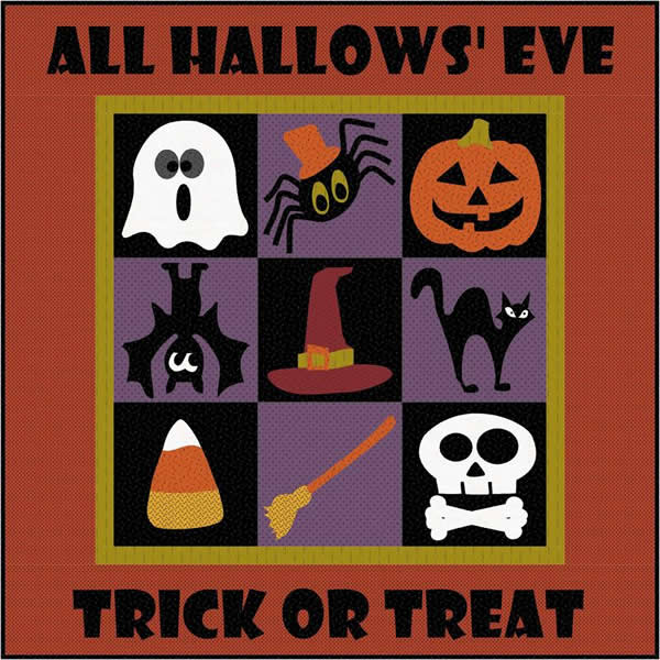 All Hallows' Eve Wall Hanging Pattern