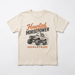 HAUNTED HORSEPOWER HALLOWEEN TEE