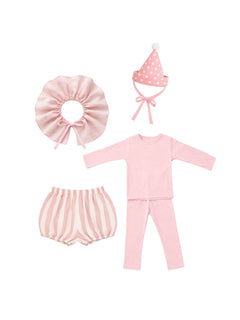Pink Clown Halloween Costume