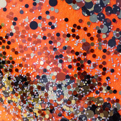 Confetti Trick-or-Treat Orange Halloween Candy Bucket