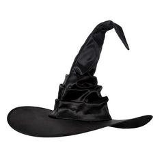Black Wizard Hat for Adults | Halloween Magic Costume Accessory