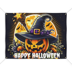 DipaliZ Spooky Matte Vinyl Banner - Halloween Decor
