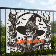 DipaliZ Halloween Banner - 15oz Block-out Scrim Vinyl