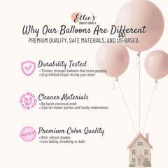 Pink Marble Halloween Balloon Bouquet