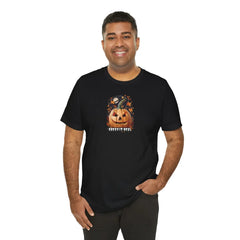 DipaliZ Creep it Real Unisex Jersey Short Halloween Tee