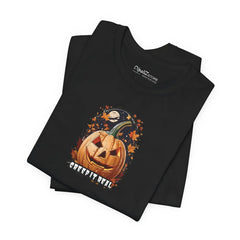 DipaliZ Creep it Real Unisex Jersey Short Halloween Tee